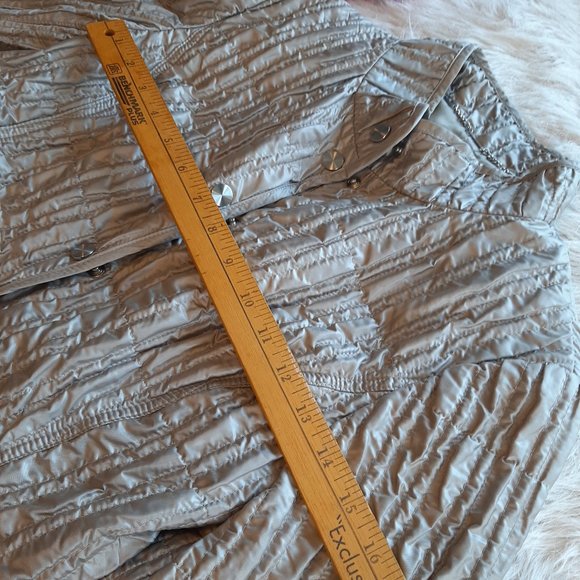 Fuchs Schmitt metallic light camel Quilted Jacket Size:  S/M - Picture 7 of 10